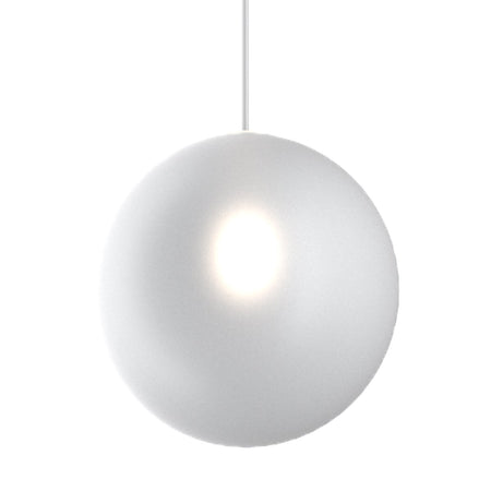 Binario Top Light MONO 200N 1184 ECLIPSE BF-RA BIANCO G9 LED lampada soffitto moderna sfera vetro bianco rame multiluce