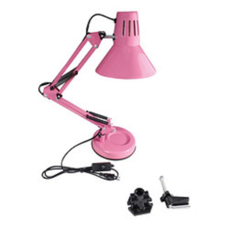 Lampada Da Scrivania Con Braccio Snodabile Attacco E27 Luce Tavolo Per Ufficio