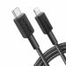 Anker 322 0,9 m Nero (Anker 322 USB-C to LGT Cable Nylon, 0.)