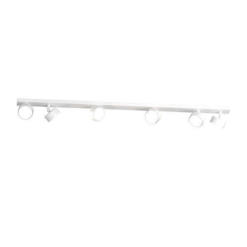 Binario Top Light EDRA 1210 6 BI GX53 LED lampada soffitto parete moderna faretti orientabili