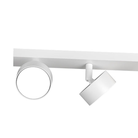Binario Top Light EDRA 1210 6 BI GX53 LED lampada soffitto parete moderna faretti orientabili