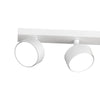 Binario Top Light EDRA 1210 4 BI GX53 LED lampada soffitto parete moderna faretti orientabili