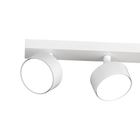 Binario Top Light EDRA 1210 4 BI GX53 LED lampada soffitto parete moderna faretti orientabili