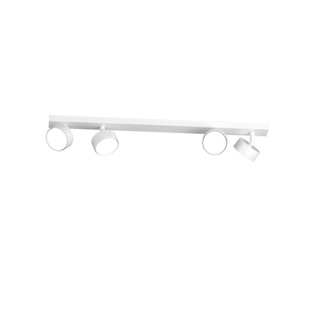 Binario Top Light EDRA 1210 4 BI GX53 LED lampada soffitto parete moderna faretti orientabili