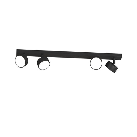 Binario Top Light EDRA 1210 4 NE GX53 LED lampada soffitto parete moderna faretti orientabili