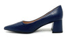 Francesco Milano decolleté in pelle blu navy F11 01A