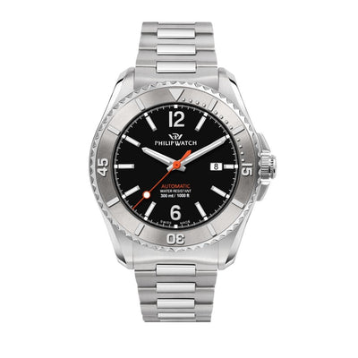 Orologio PHILIP WATCH uomo Amalfi Diving Automatico acciaio / nero