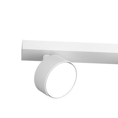 Applique Top Light EDRA 1210 2 BI GX53 LED lampada parete soffitto moderna faretti spot orientabili