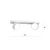 Applique Top Light EDRA 1210 2 BI GX53 LED lampada parete soffitto moderna faretti spot orientabili