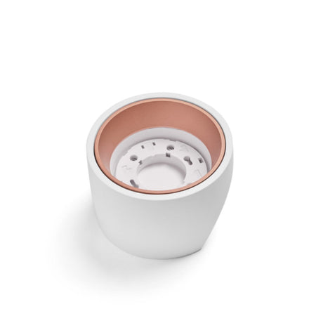 Applique gesso Sforzin illuminazione NASSO tonda T433 GX53 LED alluminio parete