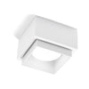 Plafoniera gesso Sforzin illuminazione SYME quadrata T442 T443 T444 T445 GX53 LED alluminio soffitto
