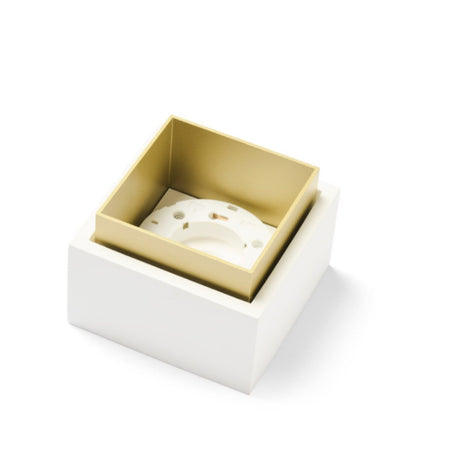 Plafoniera gesso Sforzin illuminazione SYME quadrata T442 T443 T444 T445 GX53 LED alluminio soffitto