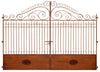 Biscottini CANCELLO IN FERRO L400XPR7XH300 CM battuto forgiato mano. Offerta Speciale