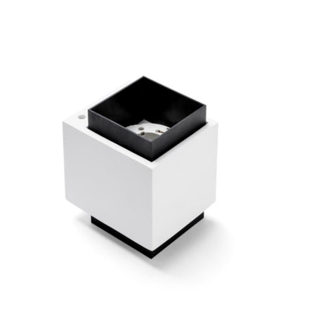 Applique gesso Sforzin illuminazione SYME quadrata T450 T451 T452 T453 GX53 LED biemissione parete