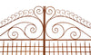 Biscottini CANCELLO IN FERRO L400XPR7XH300 CM battuto forgiato mano. Offerta Speciale