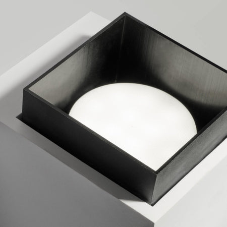 Applique gesso Sforzin illuminazione SYME quadrata T450 T451 T452 T453 GX53 LED biemissione parete