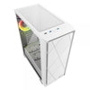 Case Sharkoon VS8 RGB White Tower - Atx, Micro Atx - Alimentatore NON presente - 2 porte USB frontali, audio in/out - Ventola 2x 120mm. - Mid Tower ATX - Bianco