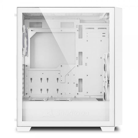 Case Sharkoon VS8 RGB White Tower - Atx, Micro Atx - Alimentatore NON presente - 2 porte USB frontali, audio in/out - Ventola 2x 120mm. - Mid Tower ATX - Bianco