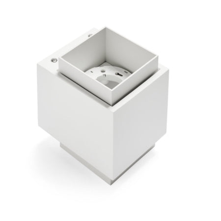 Applique gesso Sforzin illuminazione SYME quadrata T450 T451 T452 T453 GX53 LED biemissione parete