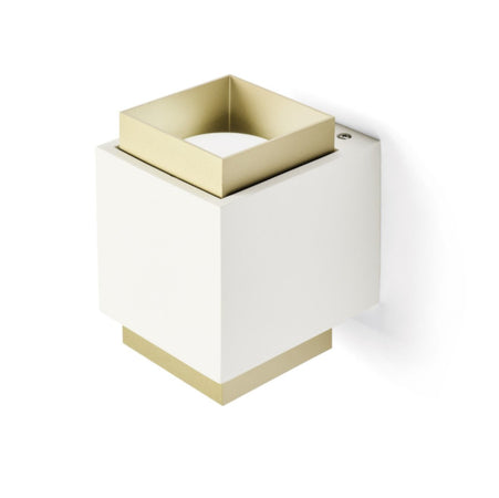 Applique gesso Sforzin illuminazione SYME quadrata T450 T451 T452 T453 GX53 LED biemissione parete