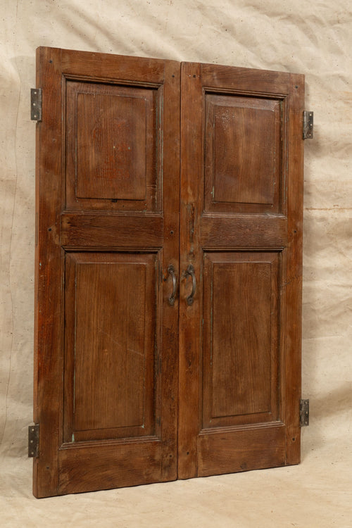 Biscottini Tapparella / scurino in legno massello di teak, articolo antico perfettamente restaurato