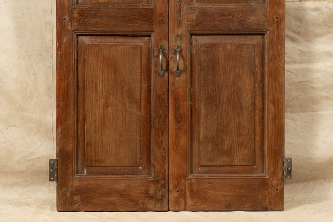 Biscottini Tapparella / scurino in legno massello di teak, articolo antico perfettamente restaurato
