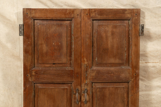Biscottini Tapparella / scurino in legno massello di teak, articolo antico perfettamente restaurato
