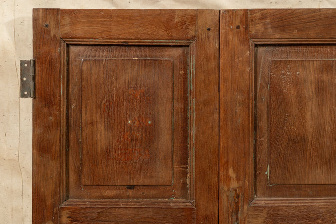 Biscottini Tapparella / scurino in legno massello di teak, articolo antico perfettamente restaurato