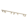 Binario Top Light KORA 1208 7 SA GU10 LED lampada soffitto parete moderna faretti orientabili