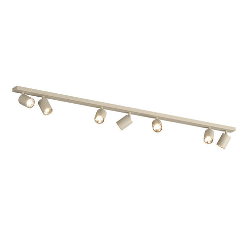 Binario Top Light KORA 1208 7 SA GU10 LED lampada soffitto parete moderna faretti orientabili