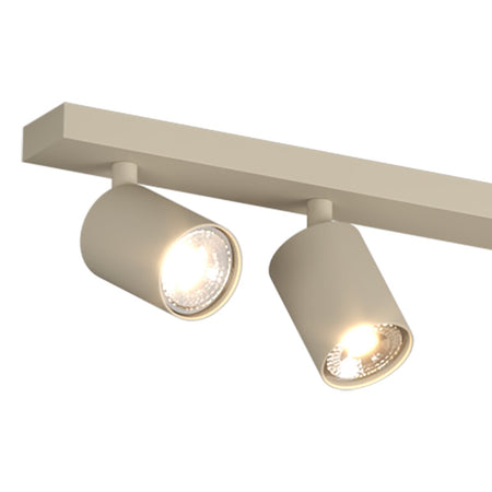 Binario Top Light KORA 1208 7 SA GU10 LED lampada soffitto parete moderna faretti orientabili
