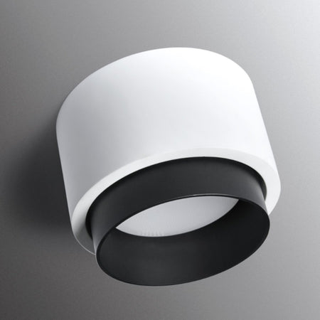 Plafoniera gesso Sforzin illuminazione SYME tonda T438 T439 T440 T441 GX53 LED alluminio soffitto