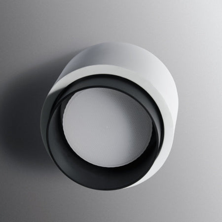 Plafoniera gesso Sforzin illuminazione SYME tonda T438 T439 T440 T441 GX53 LED alluminio soffitto