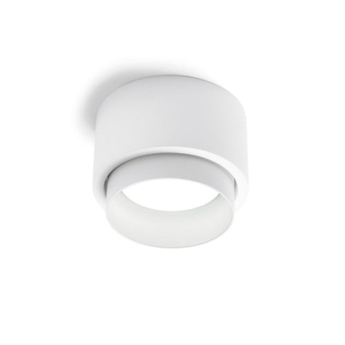 Plafoniera gesso Sforzin illuminazione SYME tonda T438 T439 T440 T441 GX53 LED alluminio soffitto