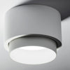 Plafoniera gesso Sforzin illuminazione SYME tonda T438 T439 T440 T441 GX53 LED alluminio soffitto