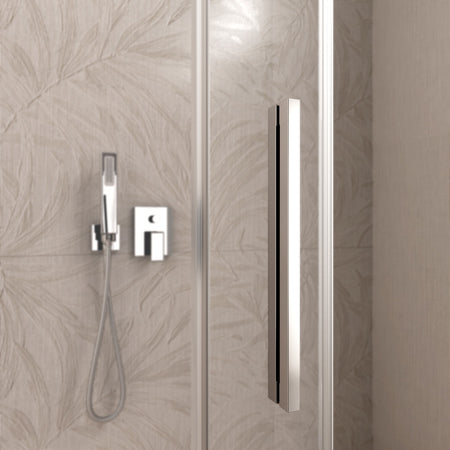 Porta doccia scorrevole ingresso centrale 6mm h195 anticalcare LAGOA