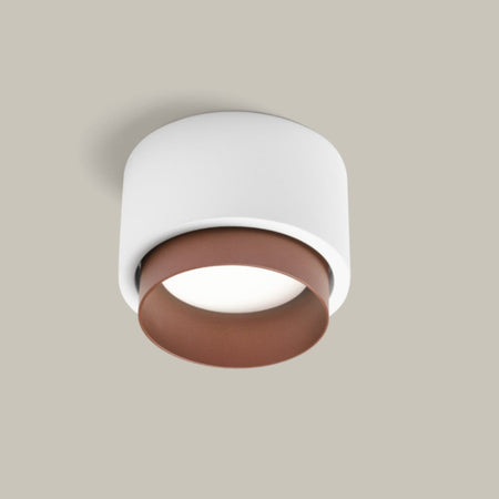 Plafoniera gesso Sforzin illuminazione SYME tonda T438 T439 T440 T441 GX53 LED alluminio soffitto