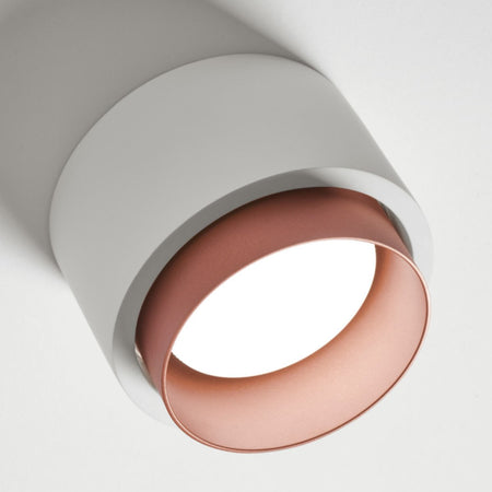 Plafoniera gesso Sforzin illuminazione SYME tonda T438 T439 T440 T441 GX53 LED alluminio soffitto