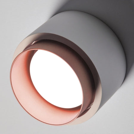 Plafoniera gesso Sforzin illuminazione SYME tonda T438 T439 T440 T441 GX53 LED alluminio soffitto