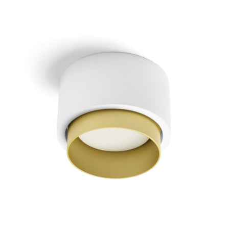 Plafoniera gesso Sforzin illuminazione SYME tonda T438 T439 T440 T441 GX53 LED alluminio soffitto