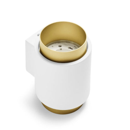 Applique gesso Sforzin illuminazione SYME tonda T446 T447 T448 T449 GX53 LED biemissione parete