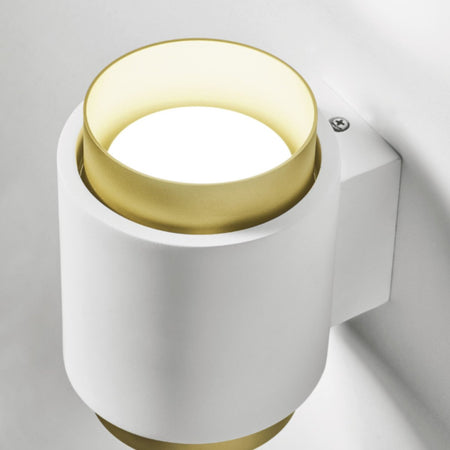 Applique gesso Sforzin illuminazione SYME tonda T446 T447 T448 T449 GX53 LED biemissione parete