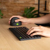 R-Go Tools RGOCOUKWLBL tastiera Ufficio Bluetooth QWERTY Inglese UK Nero (R-GO COMPACT BREAK ERGONOMIC - KEYBOARD QWERTY [UK] BLUETOOTH B) - Versione UK