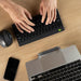 R-Go Tools RGOCOUKWLBL tastiera Ufficio Bluetooth QWERTY Inglese UK Nero (R-GO COMPACT BREAK ERGONOMIC - KEYBOARD QWERTY [UK] BLUETOOTH B) - Versione UK