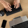 R-Go Tools RGOCOUKWLBL tastiera Ufficio Bluetooth QWERTY Inglese UK Nero (R-GO COMPACT BREAK ERGONOMIC - KEYBOARD QWERTY [UK] BLUETOOTH B) - Versione UK