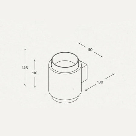 Applique gesso Sforzin illuminazione SYME tonda T446 T447 T448 T449 GX53 LED biemissione parete