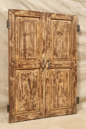 Biscottini Tapparella / scurino in legno massello di teak, articolo antico perfettamente restaurato