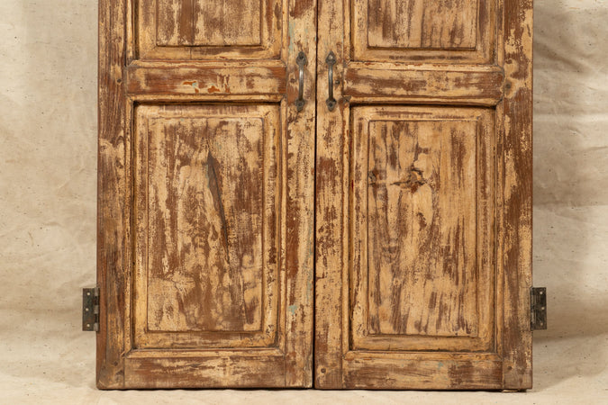 Biscottini Tapparella / scurino in legno massello di teak, articolo antico perfettamente restaurato