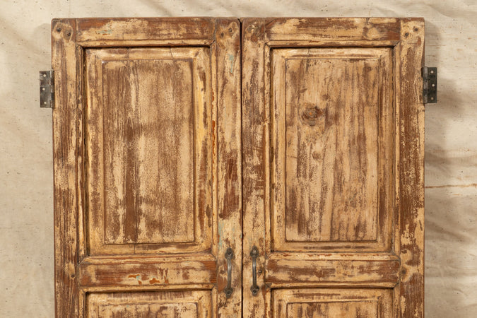 Biscottini Tapparella / scurino in legno massello di teak, articolo antico perfettamente restaurato