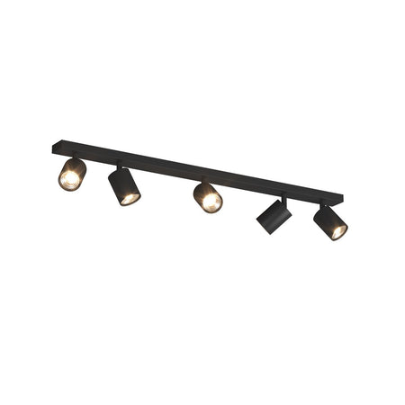Binario Top Light KORA 1208 5 NE GU10 LED lampada soffitto parete moderna faretti orientabili